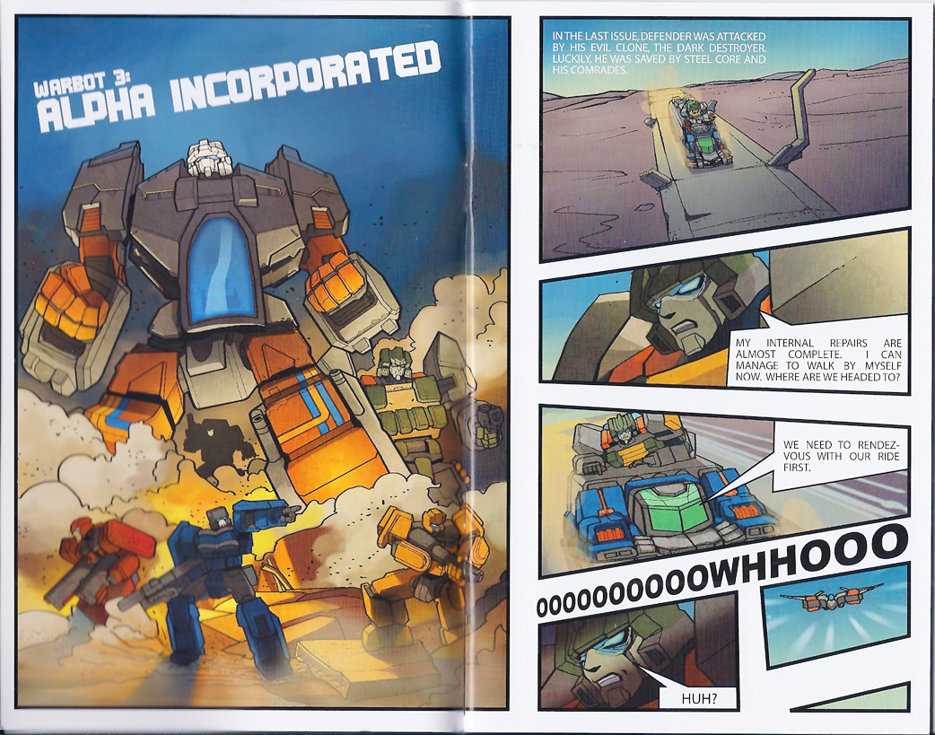 FansProject Alpha Incorporated comic page 2-3