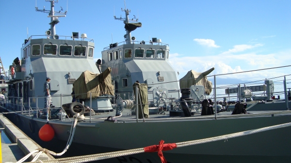 2010-05-22 New Patrols Vessels, Jaco Class, to the F-FDTL Naval Force 1.jpg