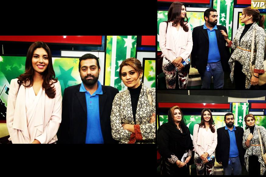 With Sunita Marshall is a Pakistani fashion model and television actress. She is best known for her roles in ARY Digital political drama series Mera Saaein and Geo Entertainment drama series Khuda Aur Muhabbat.jpg