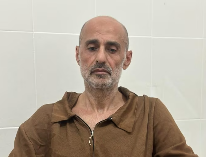 Mohammed Ahmad in a prison in Syria