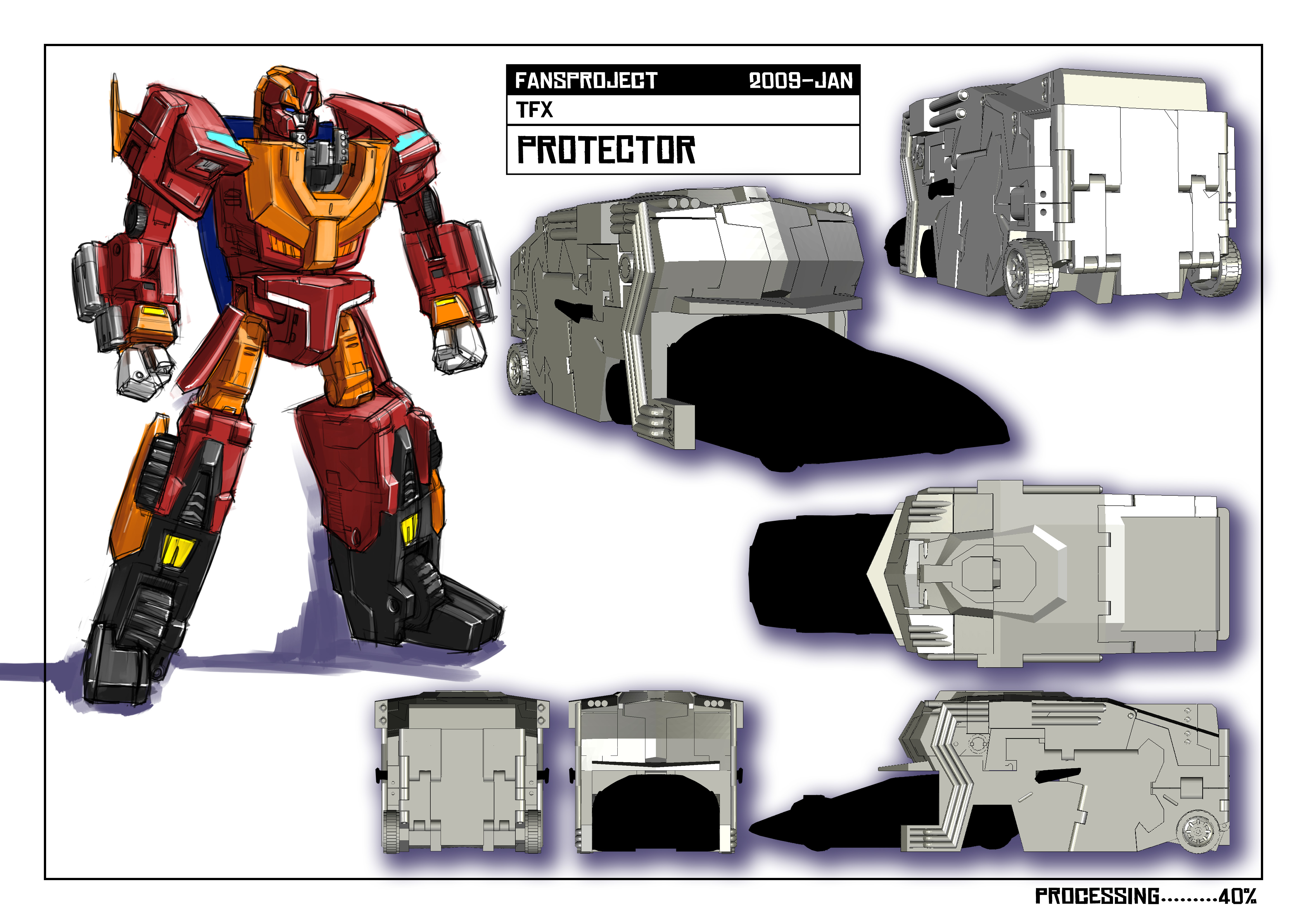 FansProject Protector concept art