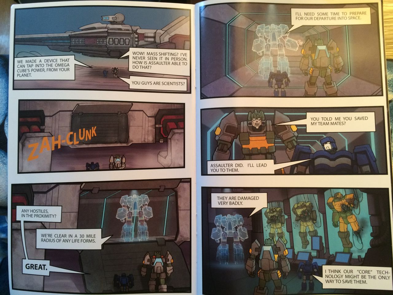 FansProject Alpha Incorporated comic page 8-9