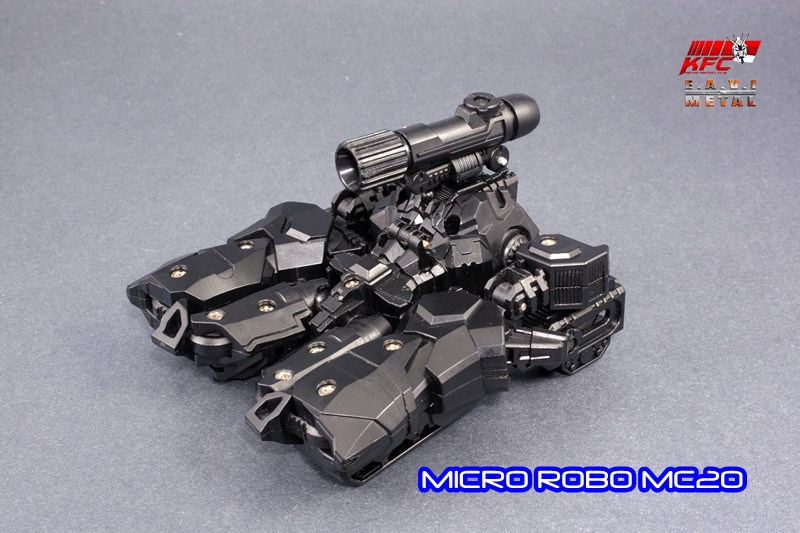 Unpainted Micro Robo in tank mode
