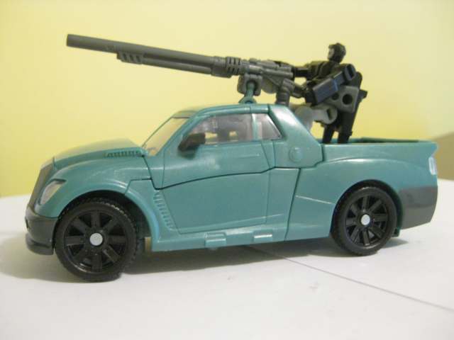 Generations Kup in truck mode with Shot-Piece in robot mode