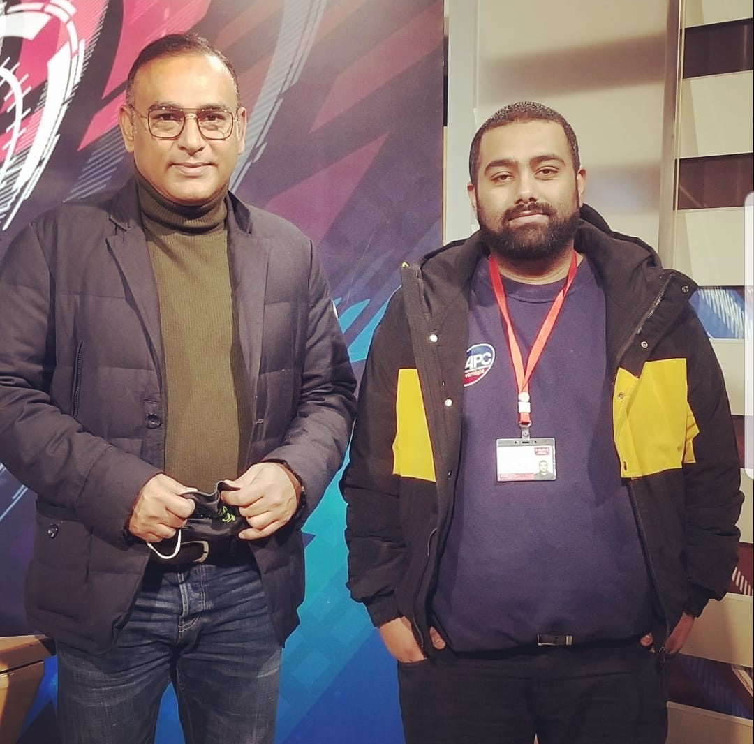 7 with Aamer Sohail is a Pakistani cricket commentator and former cricketer. including 47 Test matches and 156 One Day Internationals for pakistan.jpg