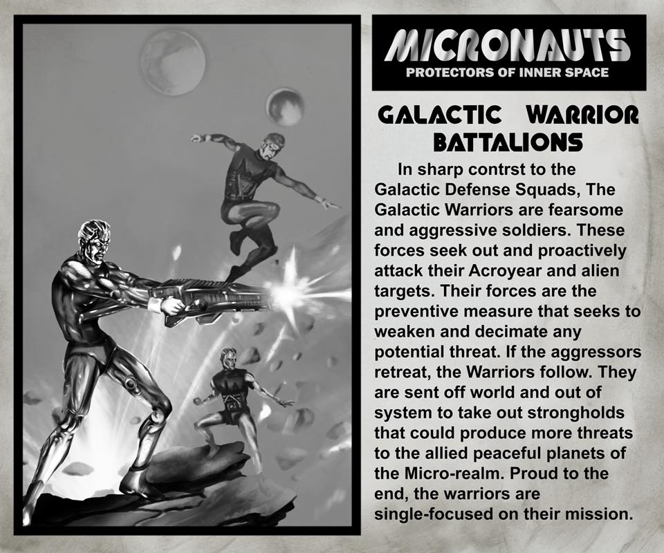 Galactic Warrior fan biography by Brian Vox