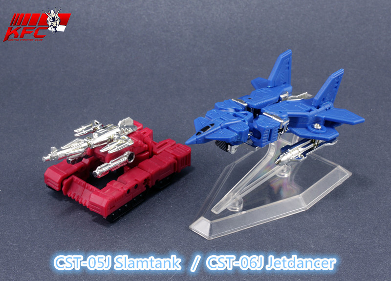 Jet Dancer and Slam Tank in vehicle modes
