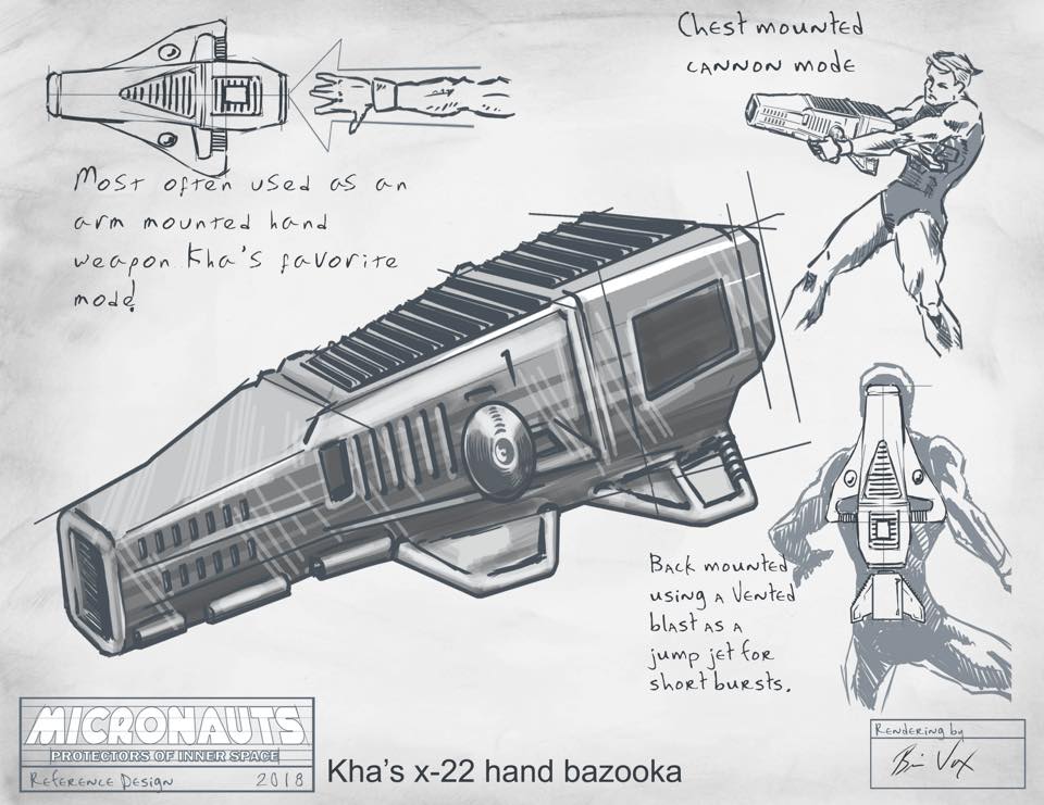 X-22 Hand Bazooka fan art by Brian Vox