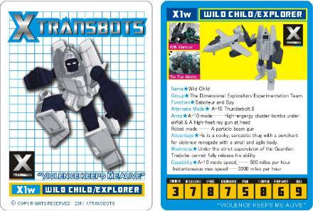 Wild Child/Explorer collector card